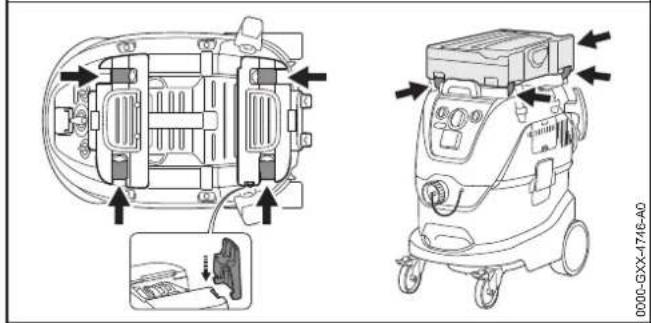 STIHL SE 133 ME - Montering af værktøjsboksen - 2