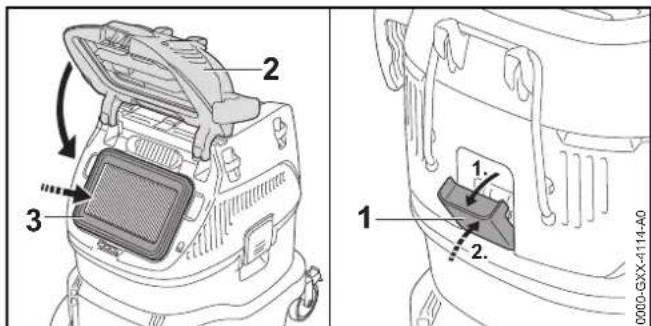 STIHL SE 133 ME - Verificar o filtro - 4