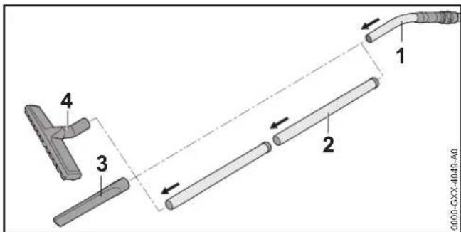 STIHL SE 133 ME - Toebehoren monteren - 1