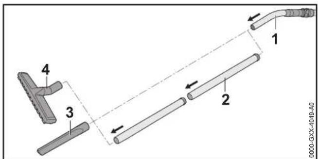 STIHL SE 133 ME - Σύνδεης ἐύκαμπου σωλήνα αυρόφηης - 4