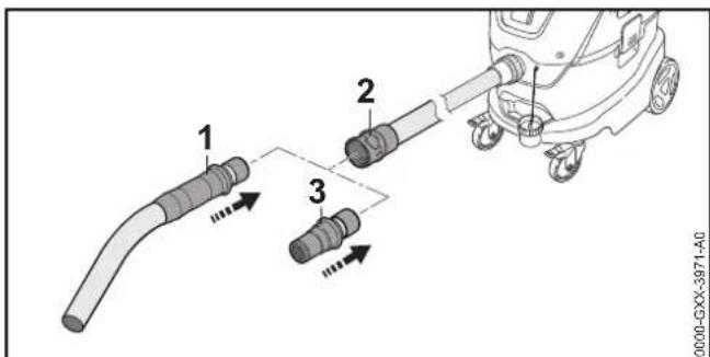 STIHL SE 133 ME - Σύνδεης ἐύκαμπου σωλήνα αυρόφηης - 2