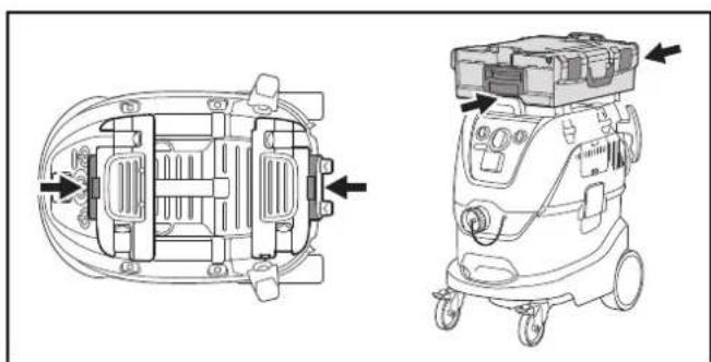 STIHL SE 133 ME - A nedes/száraz porszívo összeszerelése - 6