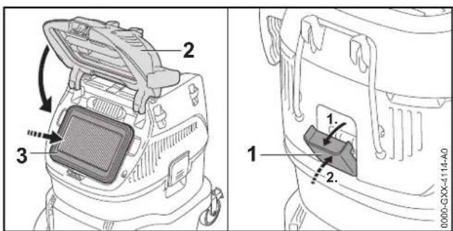 STIHL SE 133 ME - Eλεγχος της σκουπιας - 3