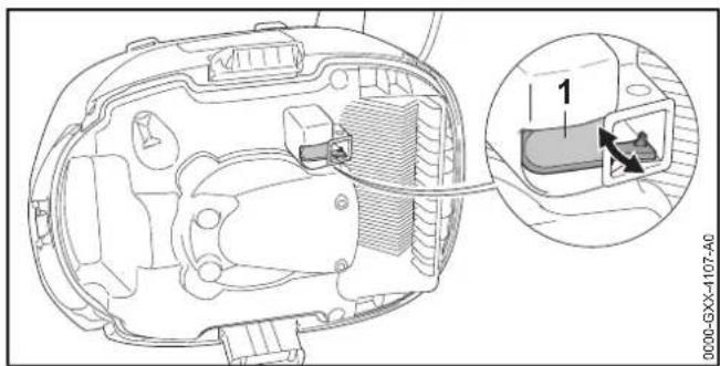 STIHL SE 133 ME - Kontrollera flottoren - 1