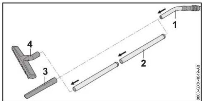 STIHL SE 133 ME - Montere tilbehoret - 1