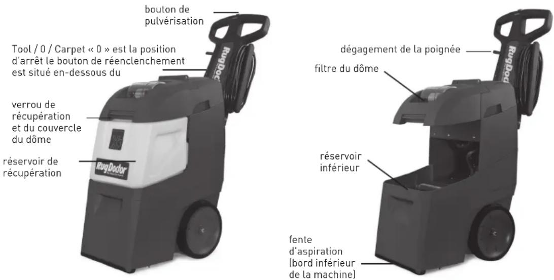 Rug Doctor Mighty Pro X3 - Début du nettoyage - 1
