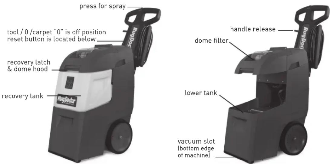 Rug Doctor Mighty Pro X3 - Start Cleaning - 1