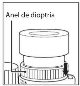 NIKON Monarch HG 10x42 - Dioptria e mecanismo de trava de dioptria - 4