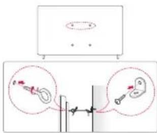 LG 75QNED90UPA - Securing TV to the Wall - 1