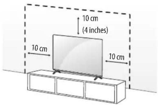 LG 75QNED90UPA - Mounting on the Table - 1
