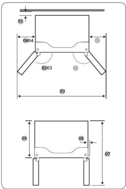 SAMSUNG RF65A977FSR - Asentaminen - 1