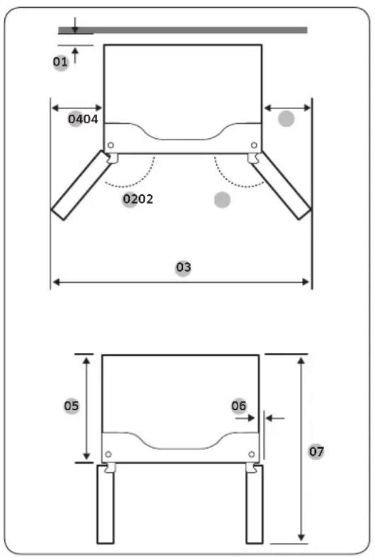 SAMSUNG RF65A977FSR - Installation - 1