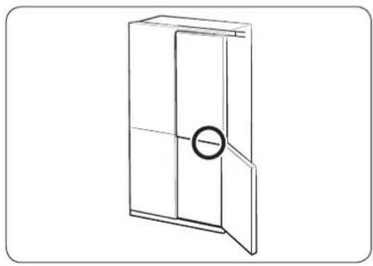SAMSUNG RF65A977FSR - PASO 5 Ajustar la altura de las puertas - 1