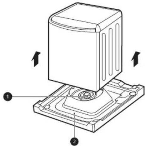 LG WT7150CW - Desempaque del material de transporte - 1