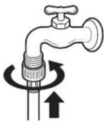 LG WT7150CW - How to Connect the Water Inlet Hoses - 2