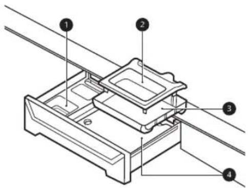 LG WT7150CW - Uso de la bandeja del dispensador de detergente y suavizante - 1