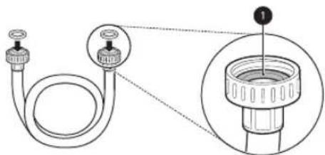 LG WT7150CW - How to Connect the Water Inlet Hoses - 1