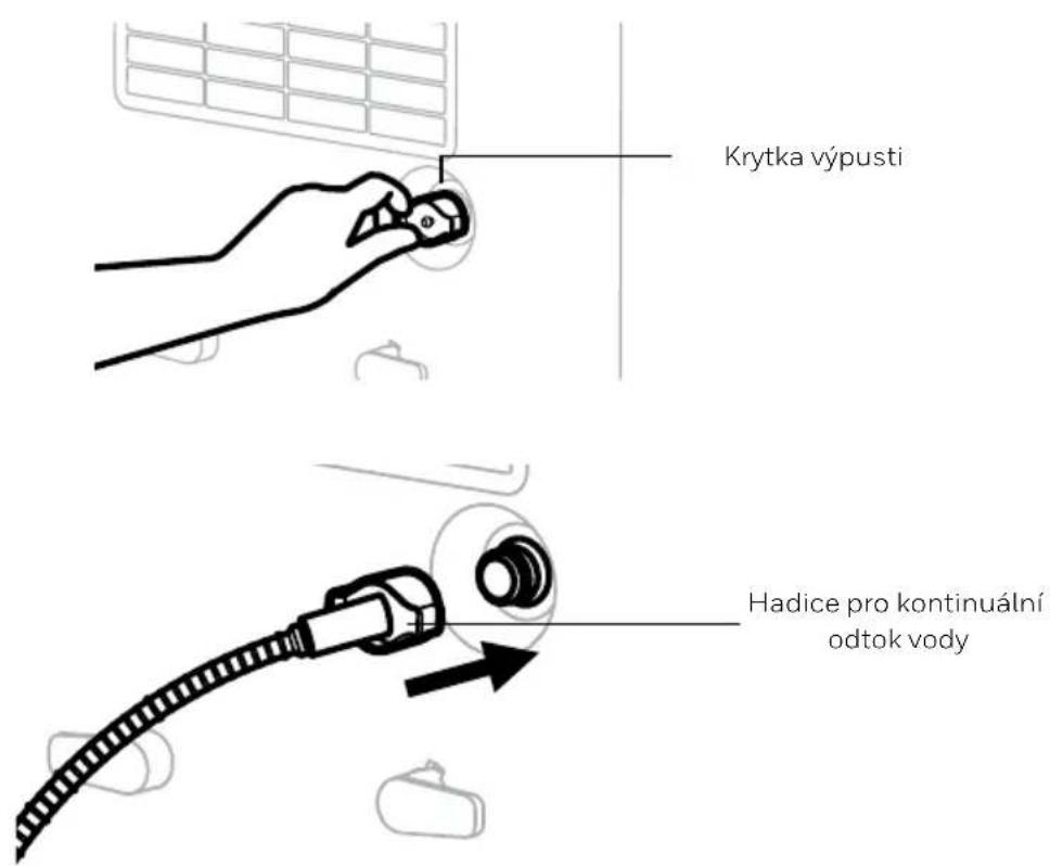 HONEYWELL TPSmall - Kontinuální odvod vody – Použití hadice pro kontinuální odvod vody - 2