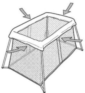 BabyBjörn Travel Cot Light - SÅDAN SLÅS SENGEN SAMMEN - 2