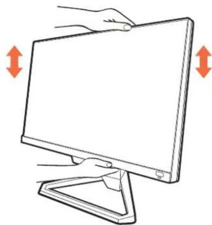 BENQ Mobiuz EX2710S - Ajustez la hauteur du moniteur. - 1