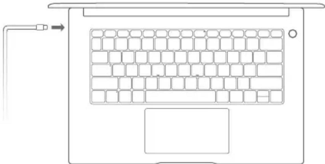 HUAWEI Matebook D15 - Charger son ordinateur - 1