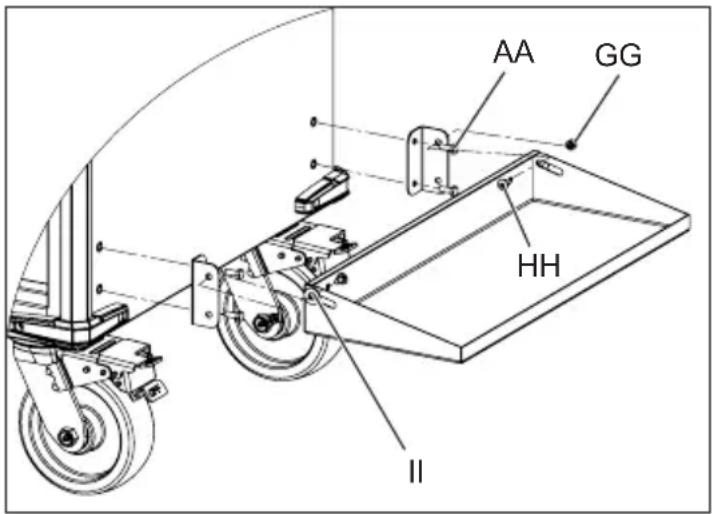 MILWAUKEE 48228557 - Installation de l'étagère de rangement - 1