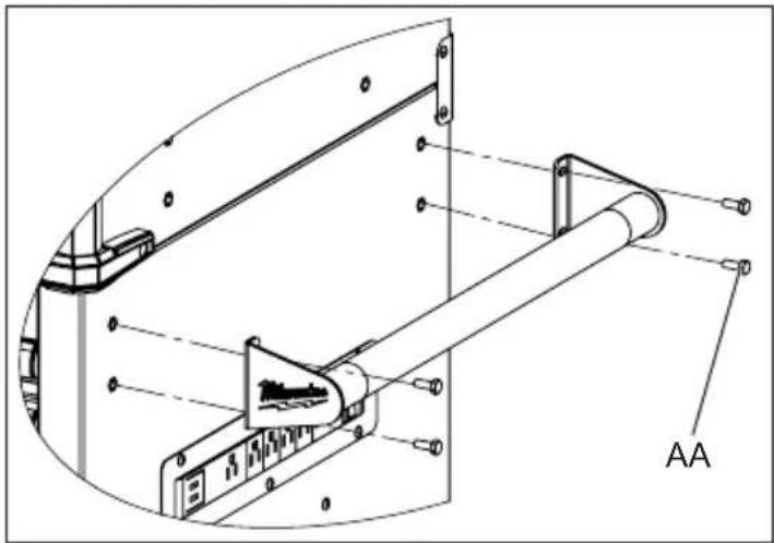 MILWAUKEE 48228557 - Fixation de la poignée latérale - 1