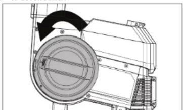 MILWAUKEE 094020 - ATTENTION Garder le filtrte propre. L'acuite de l'aspirateur depen en grande partie du filtrte. Un filtré sale réduit la circulation de l'air ainsi que l'effecacité totale du système. Ne pas utiliser de l'eau. Retirer du réservoir et appuyez sur propre. - 1