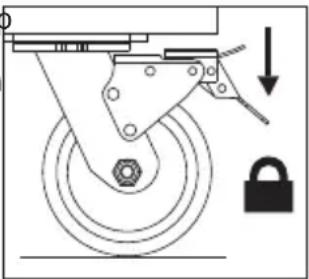 MILWAUKEE 48228542 - Using the Caster Brakes - 1
