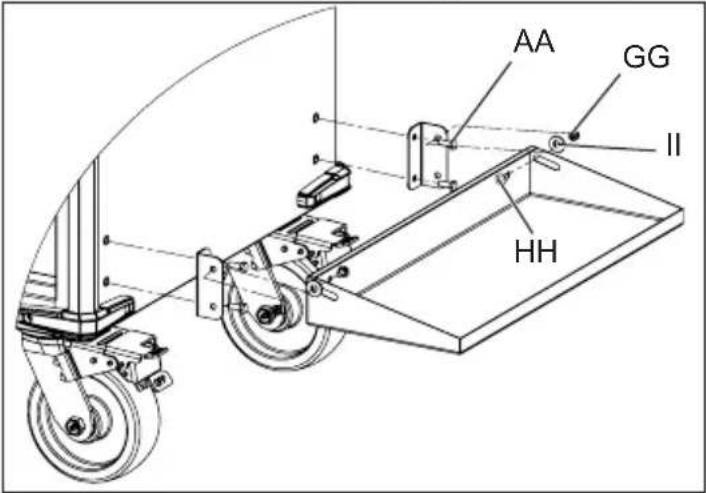 MILWAUKEE 48228542 - Installation des supports de rangement du cordon - 1