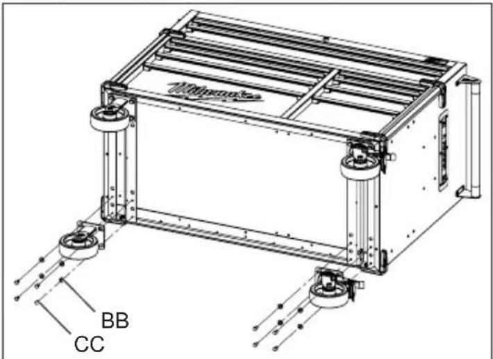 MILWAUKEE 48228542 - PRECAUCIÓN Pueden requerirse dos personas para realizar la instalación. - 1