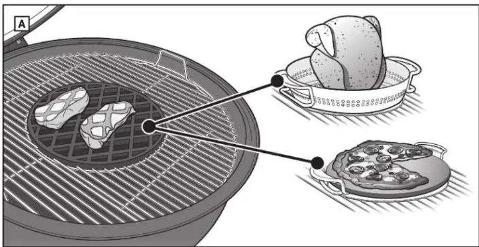 WEBER Summit Kamado S6 - J Orifices d'aération de la cuve pour la cuisson et le fumage à basse température - 1