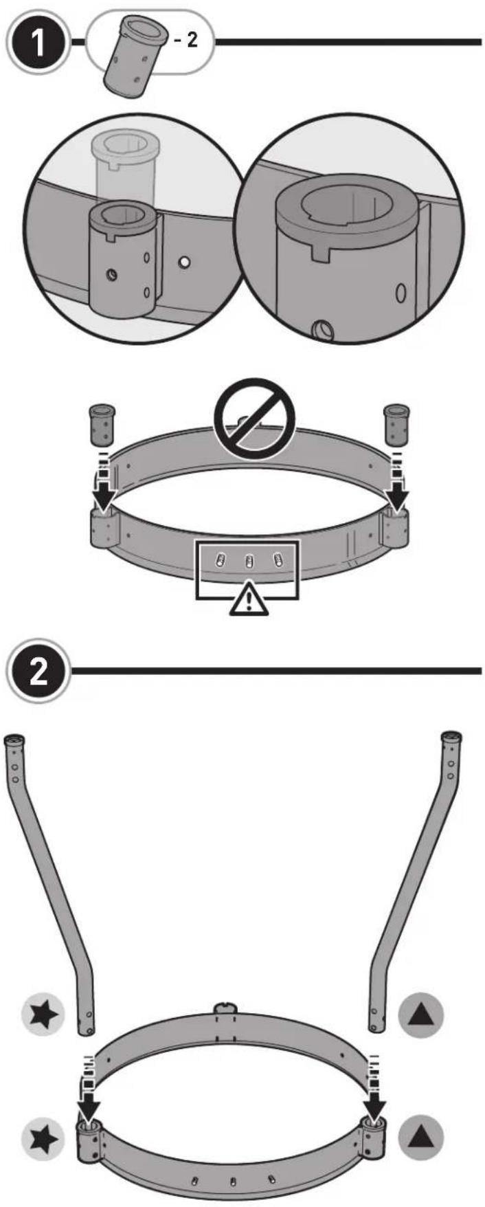WEBER Summit Kamado E6 - ASSEMBLY ARMADO ASSEMBLAGE - 1