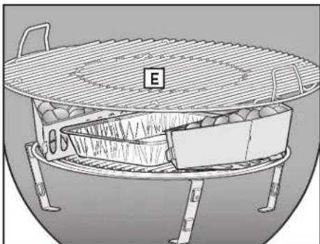 WEBER Summit Kamado E6 - MÉTHODE DE CUISSON INDIRECTE - 3