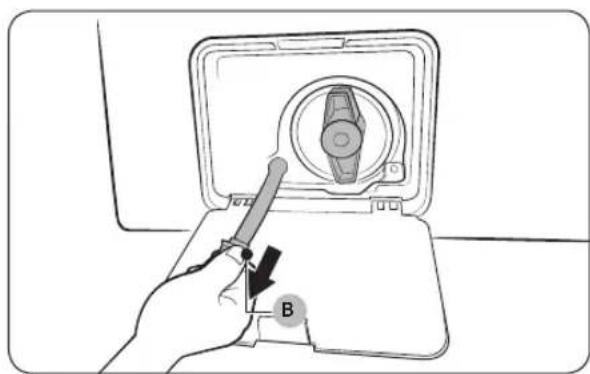 SAMSUNG WF6500 - Emergency drain - 2
