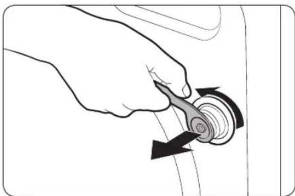SAMSUNG WF6500 - PASO 2 Retirar los tornillos de transporte - 1