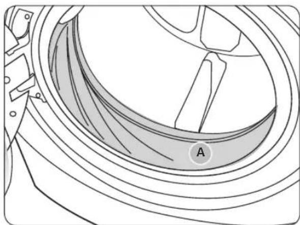 SAMSUNG WF6500 - Diafragma de puerta - 1