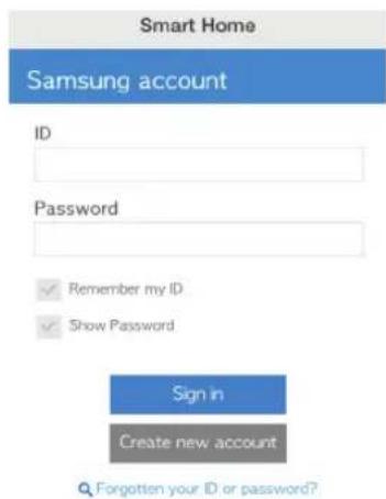 SAMSUNG WF6500 - Samsung account - 2