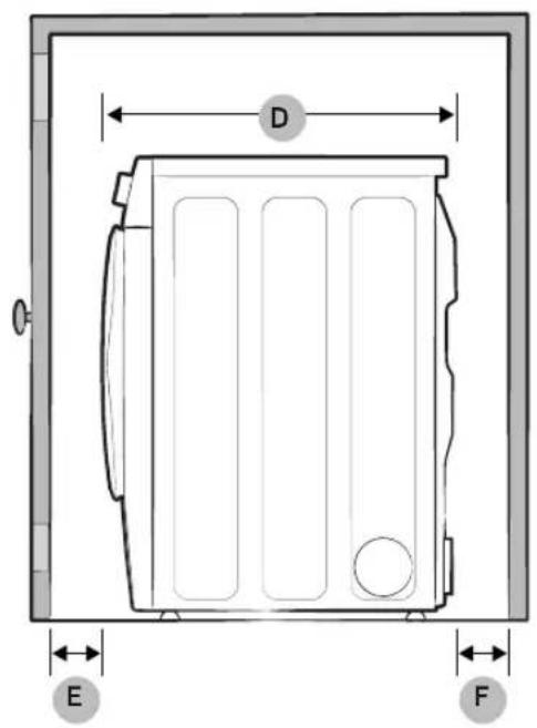 SAMSUNG WF6500 - Alcove or closet installation - 5