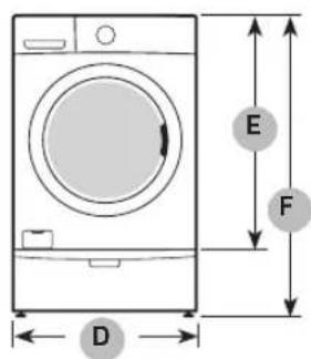 SAMSUNG WF6500 - Alcove or closet installation - 3