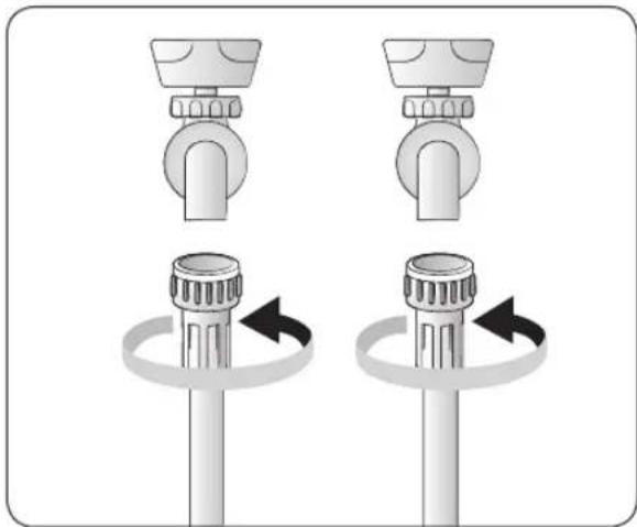 SAMSUNG WF6500 - PASO 4 Conexión de la manguera de suministro de agua - 2