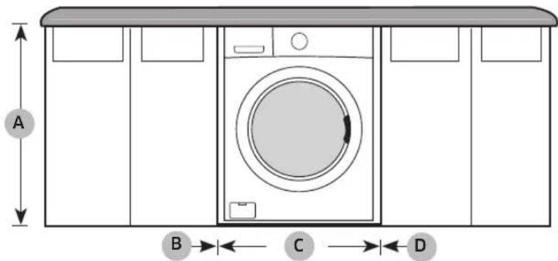 SAMSUNG WF6500 - Alcove or closet installation - 1