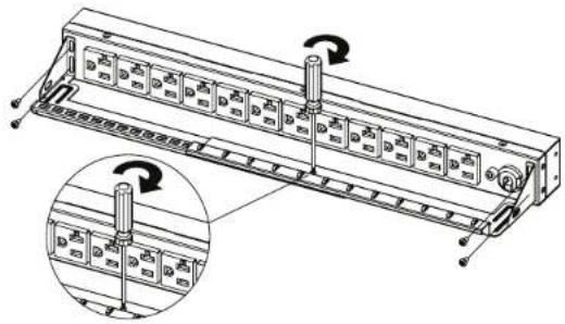 V7 PDU14B15A1U - Installation du panneau passc-cables - 1