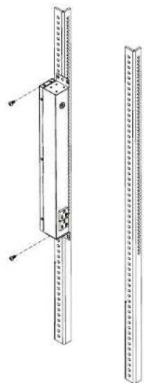 V7 PDU14B15A1U - Horizontal Rack Mounting (1U model only) Vertical Rack Mounting (0U & 1U) - 4