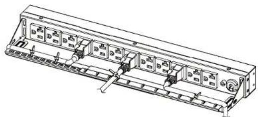 V7 PDU14B15A1U - Installation du panneau passc-cables - 2