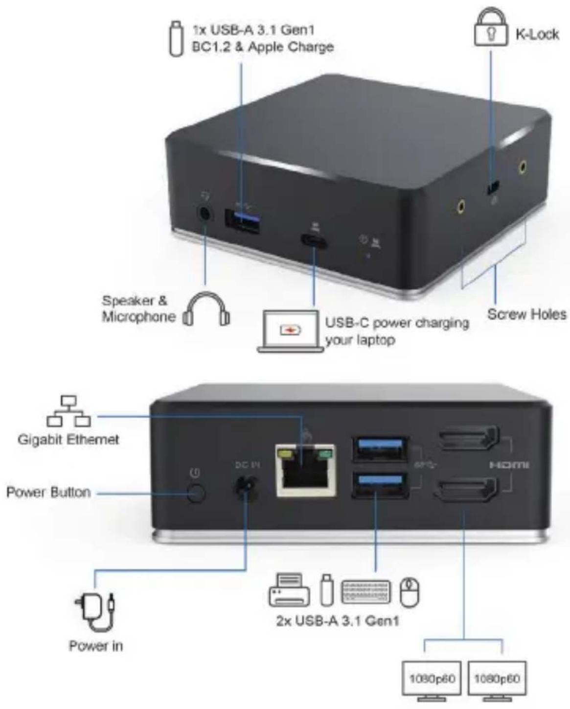 V7 UCDDS1080P - CONNEXION - 1