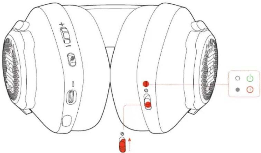 JBL Quantum 350 Wireless - ALLUMAGE - 1