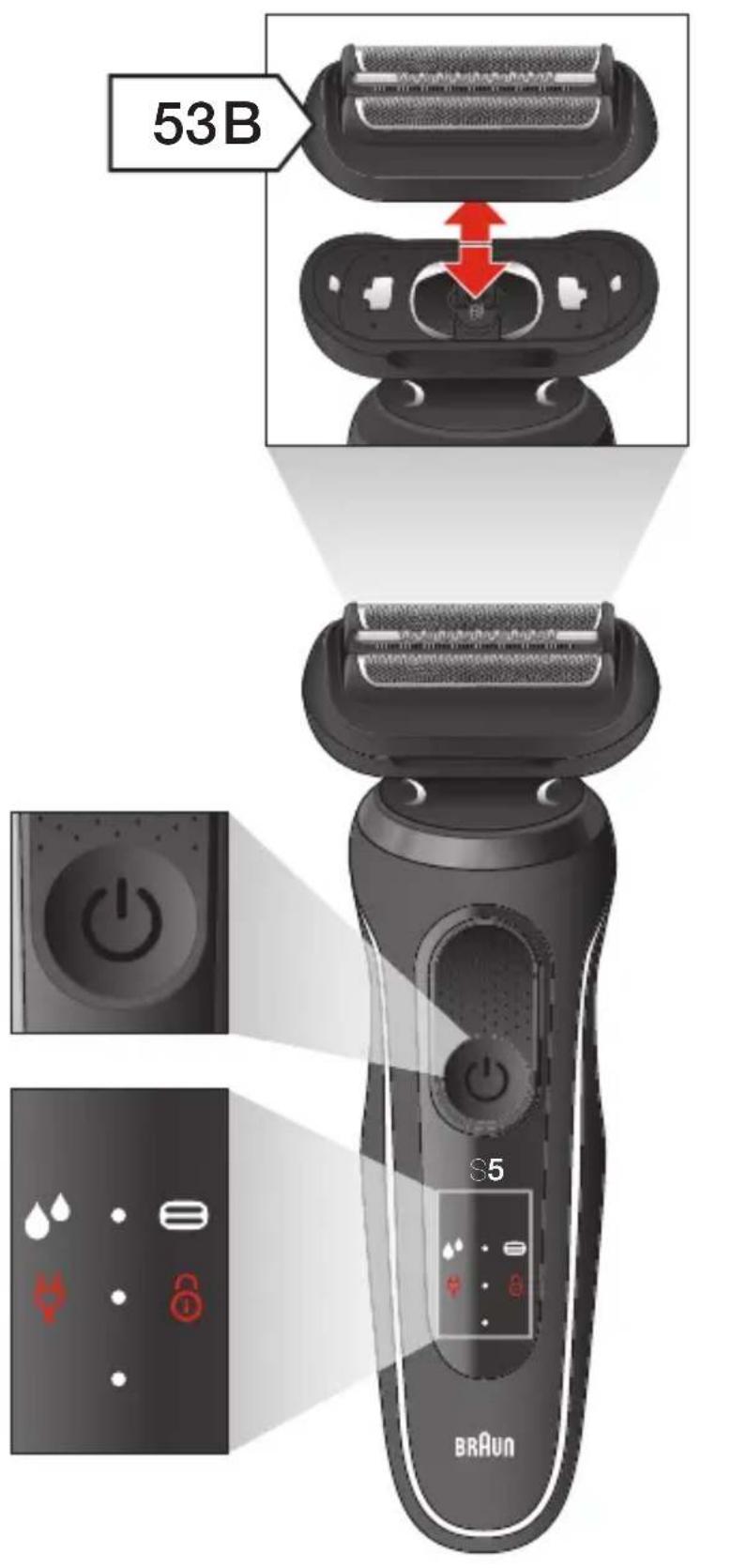 BRAUN Series 5 50B1500s - Braun Infolines - 1