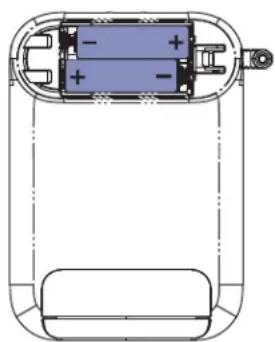 BRAUN ActivScan 9 BUA 7200 - Insérer/changer les piles - 1