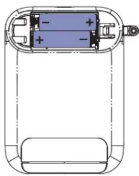 BRAUN ActivScan 9 BUA 7200 - Inserting/replacing batteries - 1